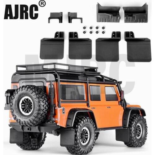 4pcs Rubber Front And Rear Fenders Modified Upgrade Accessories For 1/10 Rc Crawler Car Traxxas Trx-4 Defender Bronco TACTICAL