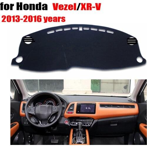 Car dashboard cover For Honda Vezel XR-V 2013-2016 left hand drive dashboard mat pad dashmat car Instrument platform accessories