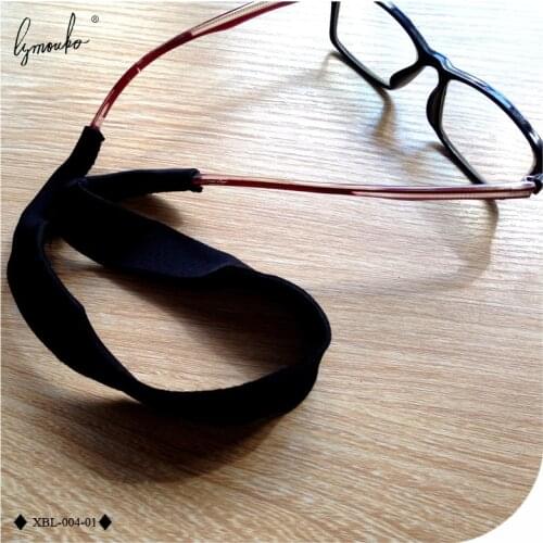 Lymouko 2pcs/Lot Black Diving Glasses Strap Sport String Cord Holder Sunglasses for Nonslip Lanyard Elastic Neck Rope Strap