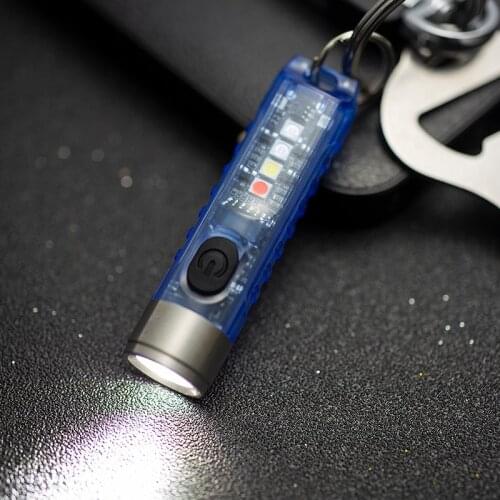 MIMI Powerful Flashlight S11 EDC Flash Light with Strong Magnetic Work Light IP66 Waterproof camping light with UV Torch