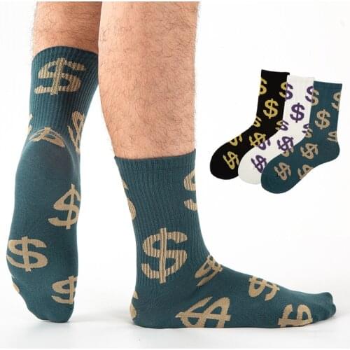 Mens Socks Funny Street Wear Hip Hop Skate Trendy Crew Sock Unisex Women Socks Casual Cotton Footwear Sports Socks