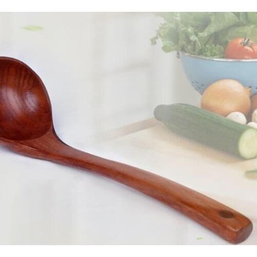 Natural Healthy Wooden Home Cooking Shovel Spoon Dinner Food Wok Shovel Kitchen Cooking Tools