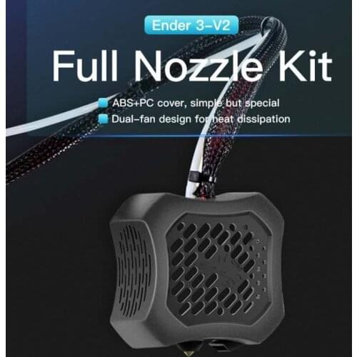 Original Creality 3D Ender-3 V2 Printer Full Hotend Kit For Ender-3 V2 With Silicone Cover Full Assembled Hotend Kit