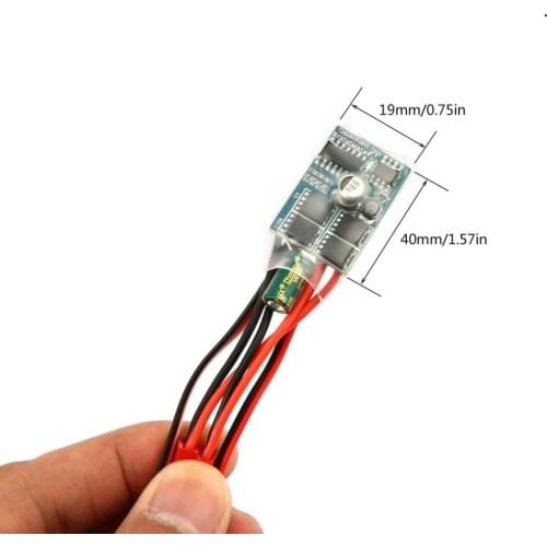 DIY Mini 30A ESC Car Boat Using Bidirectional 30A Miniature Brushed ESC Electric Speed Controller Without brake Easy Install