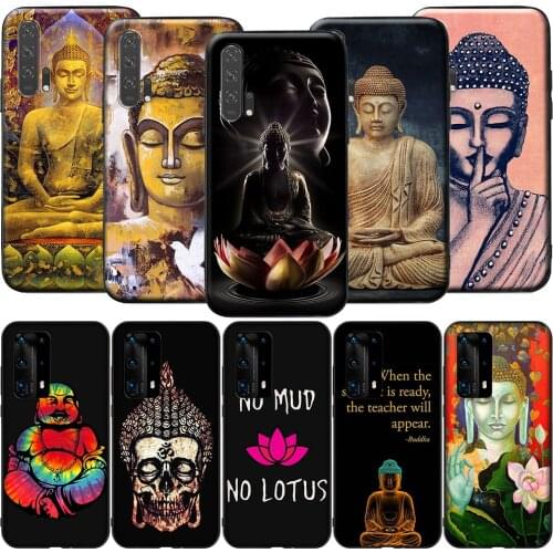 GX45 Budha to Buddha Silicone Case for Honor 6A 7A 3GB 7C 7X 8 8A 8X 8C 9 10 Lite View 20S 9A 10X Max Pro
