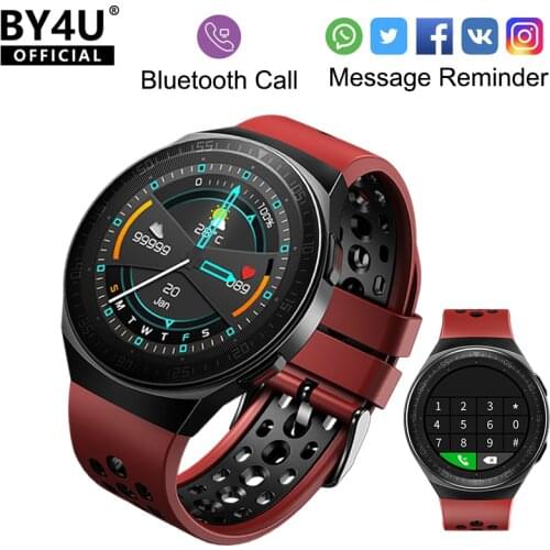 BY4U M2 Smart Watch Men Music Play 8G Memory Bluetooth Call Heart Rate Fitness Health Tracker Sport Waterproof Smartwatch Women