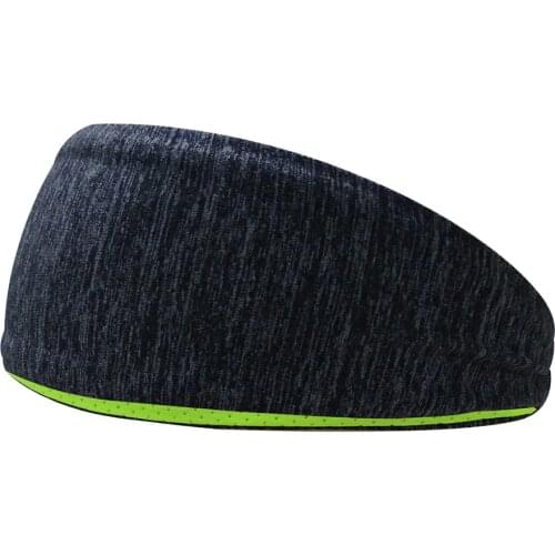 Sport Headband Men Women Head Sweat Band Run Football Tennis Headscarf Silicone Anti-slip Elastic Sweatband HairBand