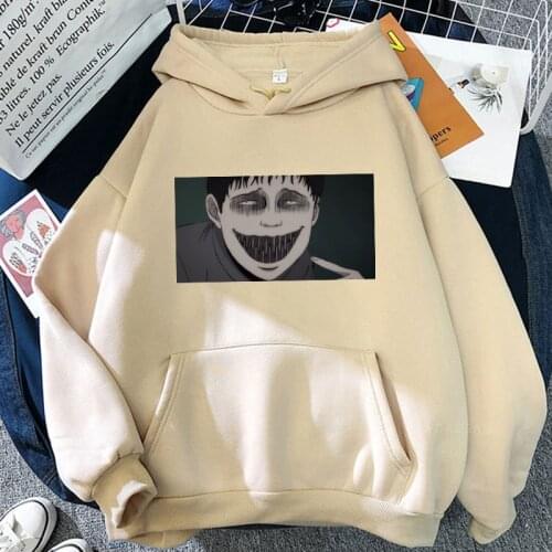 Anime The Junji Ito Collection Manga Hoodies Unisex Harajuku Manga Horror Tomie And Souichi Tsujii Print Long Sleeve Sweatshirts