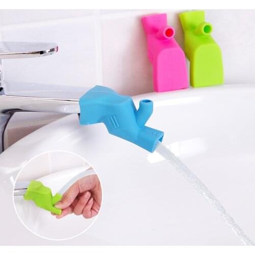 3/2/1pc Silicone Faucet Extender Water Tap Extension Sink Children Washing Device Bathroom Kitchen Sink Faucet Guide Extenders