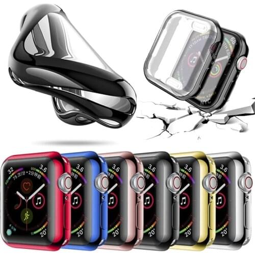 360°Protective Cover Case For Apple Watch Series 6 5 4 SE 44mm 40mm For Apple iWatch 1 2 3 42MM 38MM Protector Cover Accessories