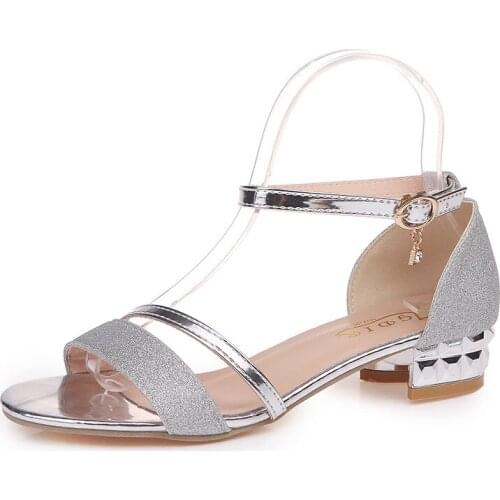 2021 spring sexy Ankle Strap fish mouth hollow Roman sandals thick with a word with high heels female summer Sexy female sandals