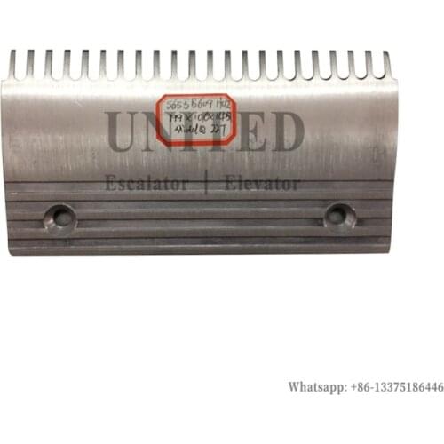 10pcs Escalator Aluminum Comb Plate S655B609 H02 L199mm W106mm Hole Space 145mm 22Teeth CENTER MIDDLE