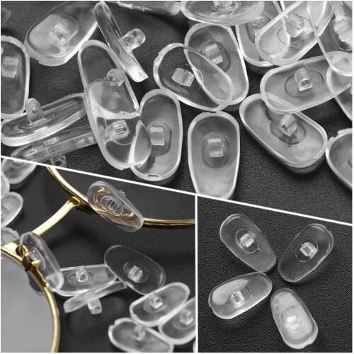 20Pcs Glasses Nose Pads Silicone Anti Slip Soft Nose Pads ,Sunglasses Glasses Accessories