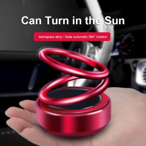 Automotive Air Freshener Solar Powered Car Aromatherapy Perfume Aroma Diffuser Decor for Comfortable Driving