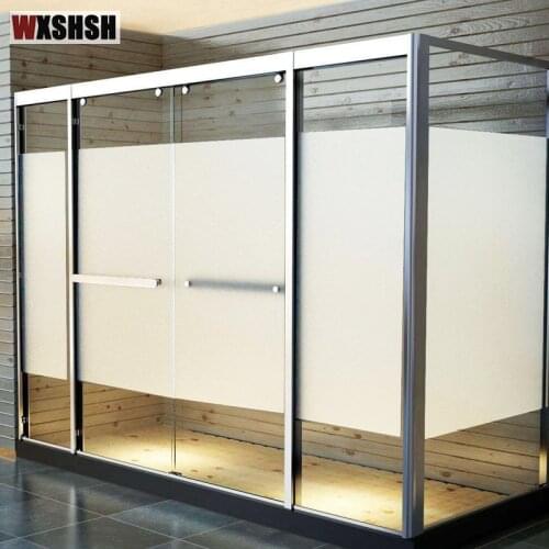 White Color Frosted Glass Sticker Static Cling Window Film Drop-Shipping Private Office Bathroom Bedroom Shop Decorative Film