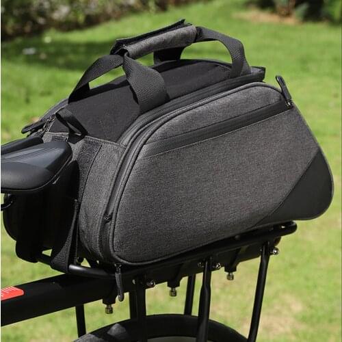 Large Bicycle Rear Seat Bag Bike Cycling Pannier Rack Carrier Trunk Bag