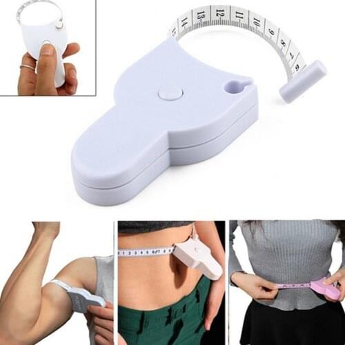 Ergnomic Retractable Body Measuring Ruler PP Clear Markings Waist Measure Tape for Home статуэтки для интерьера декор для дома