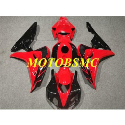 Motorcycle Fairing Kit for CBR1000RR 06 07 CBR 1000RR 2006 2007 1000 RR ABS Red Black Bodywork+Gifts HK38