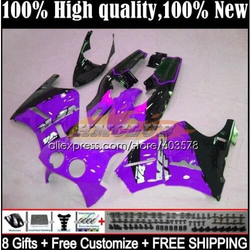 Body For HONDA VFR400 R V4 VFR400RR RVF400R VFR400R 1987 1988 34CL.107 RVF VFR 400 R RR 400R CC NC24 87 88 Fairings New Purple