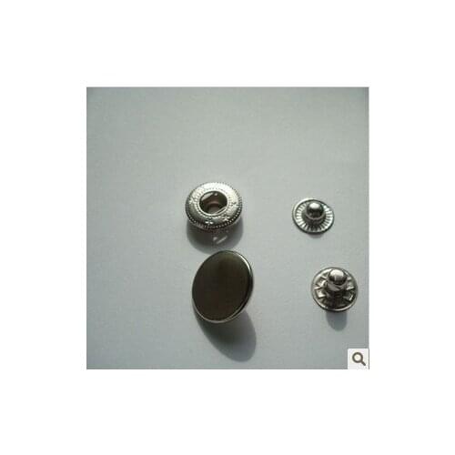 30 X15mm Silver Color brass metal snap button handmake button for wallet coat winter outwear metal buckle snap button