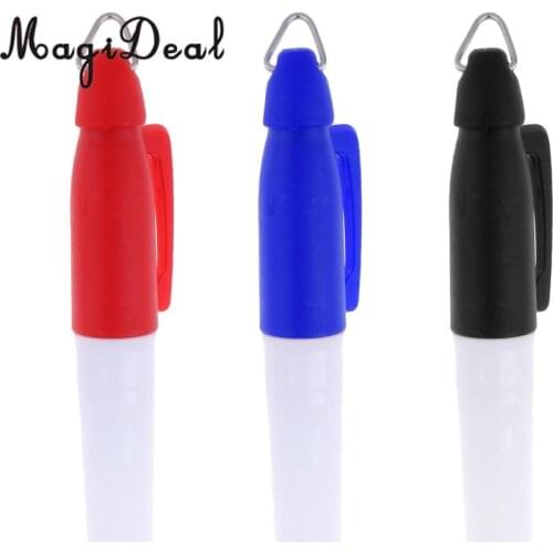 MagiDeal 3Pcs Universal Mini Golf Marker Pens Template Drawing Alignment Tool for Outdoor Golf Sports