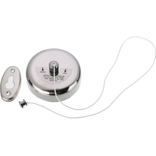 Mayitr Clothesline Rope Stainless Steel Retractable Clothes Line Dryer Laundry Clothesline with Screws For Clothing Hanger