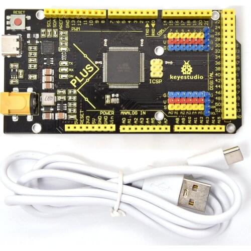 KEYESTUIDO ATMEGA2560-16AU 2560 Plus Controller Board CP2102 USB to TTL Chip Compatible with ARDUINO MEGA 2560 REV3