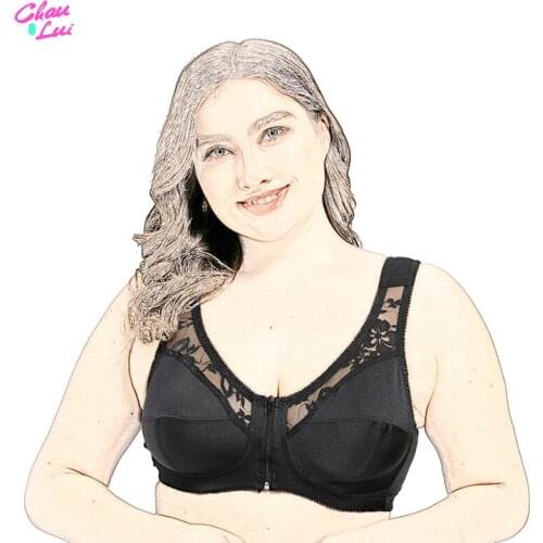 Chau Lui Women Zipper Push Up Sports Bras Vest Underwear Shockproof Breathable Gym Fitness Athletic Running Yoga Sport Tops