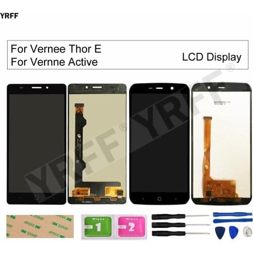 For Vernee Thor E LCD Screens For Vernne Active LCD Display Touch Screen Digitizer Assembly Panel Sensor Phone Repair Sets