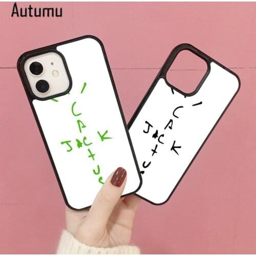 Phone Case for iPhone 12 mini X XS XR 11 Pro Max SE 2020 5 6S 7 8 Plus Samsung Galaxy S9 S10 S20 S21 Cactus Jack Inspired Cover