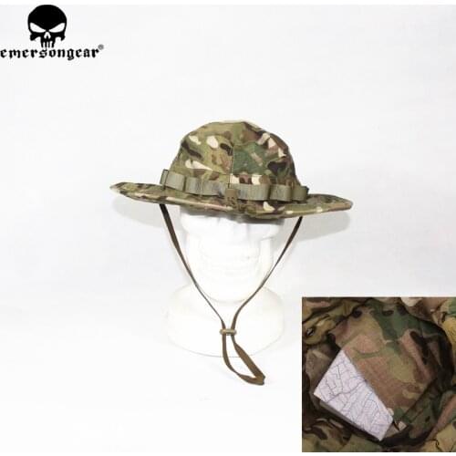 EMERSONGEAR Bonnie Hat With Map pocket Army Hunting Hat Military Bonnie Hat Tactical Airsoft Camouflage Hunting Boonie Cap MC