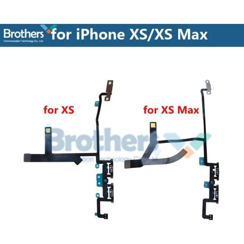Volume Flex Cable For iPhone XS XS Max Volume Buttons Flex Cable for iPhone XS XS Max Original Flex Cable Phone Replacement Top