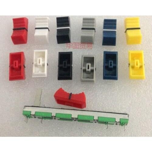 For Yamaha sound art behringer mixer pusher cap potentiometer push cap straight sliding knobs cap 4mm