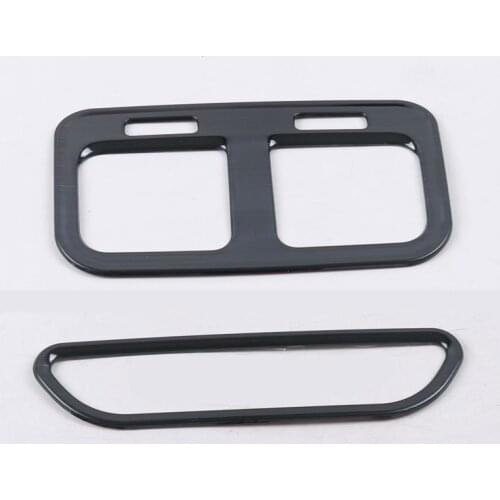 For Haval F7 F7X Rear Air Outlet Cover Interior Mouldings Centre Armrest Outlet Vent Sticker Frame Automobile Accessories
