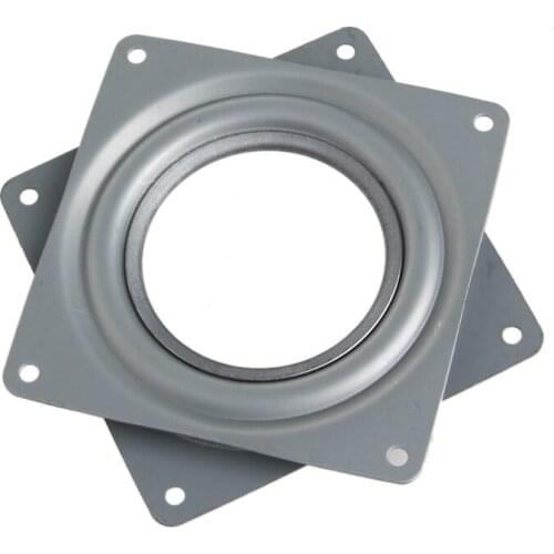 Square Bearing Swivel Plate Lazy Susan Turntable 3"/4"/6" TV Rack Desk Tool