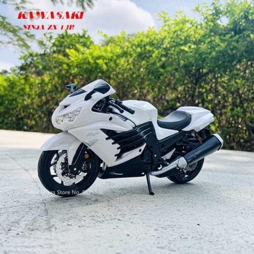 Maisto 1:12 Kawasaki Ninja ZX-14R Factory Edition Static Die Cast Vehicles Collectible Motorcycle Model Toys
