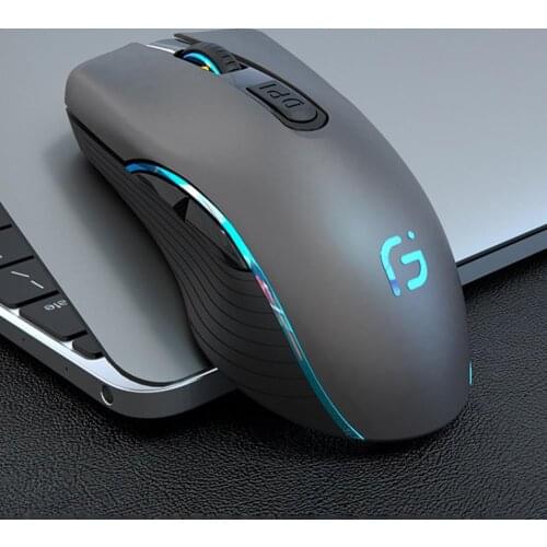 Computer Mouse Bluetooth 4.0+ 2.4Ghz Wireless Dual Mode 2 In 1 Mouse 2400DPI Ergonomic Portable Optical Mice for PC/Laptop