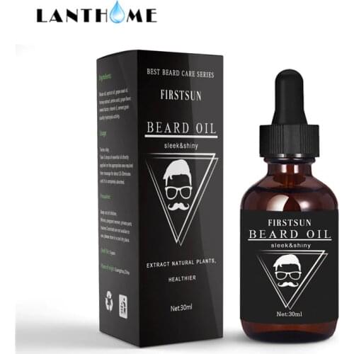 Organic Moisturizing Face Beard Oil 30ml Soften Hair Growth Nourishing for Men Beard Care Products Anti Hair Loss Dropshipping