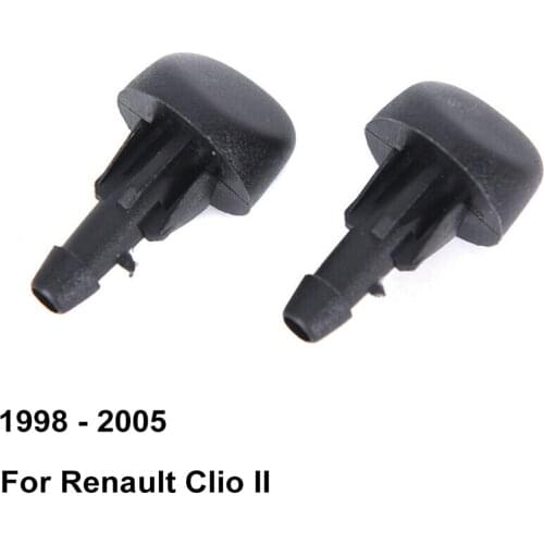 Front Windshield Washer Nozzle 7700413545 for Renault Clio II ( 1998 - 2005 ) ( Pack of 2 )