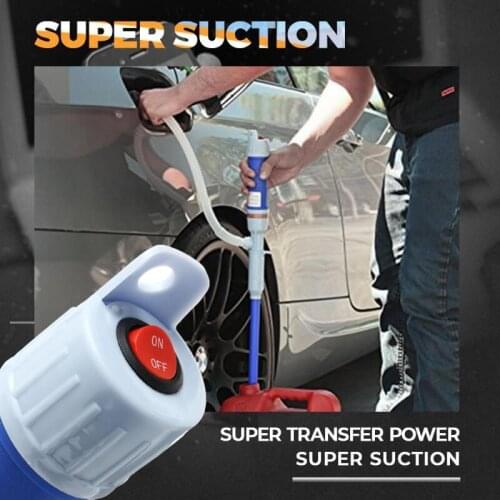 Portable Electric Pump Portable Liquid Fuel-Pump Sucker Oil-Transfer Car-Fuel-Tank Diesel Petrol Portable Car Liquid Transfer E