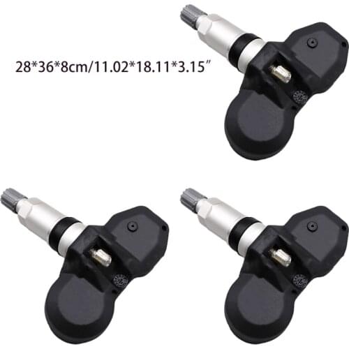 R3MD 4 Pieces TPMS Sensor 3AA907275B 3AA907275 Tire Pressure Monitoring System Replacement Compatible with A udi V olkswagen