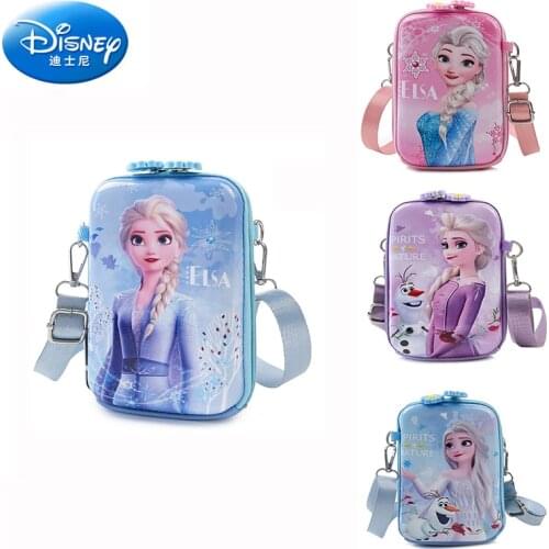Disney Cute Cartoon Frozen Handbags Frozen 2 Elsa Childrens Messenger Bag Baby Coin Purse Girls Small Bag Girl Crossbody Bags