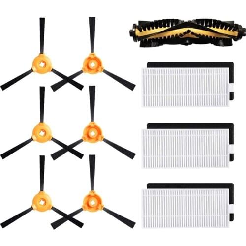 Replacement for Deebot N79S Main Brush, Filter, Side Brush Accessory Kit for Ecovacs Deebot N79 N79S Robotic Vacuum Cleaner