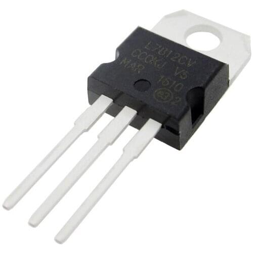 10PCS L7812CV TO-220 L7812 LM7812 7812 Positive-Voltage Regulators