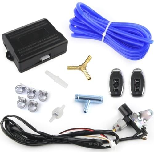 Universal Wireless Remote Vacuum Exhaust Cutout Valve Controller Set with 2 Remotes For BMW GM 6.6L LB7 Duramax Diesel