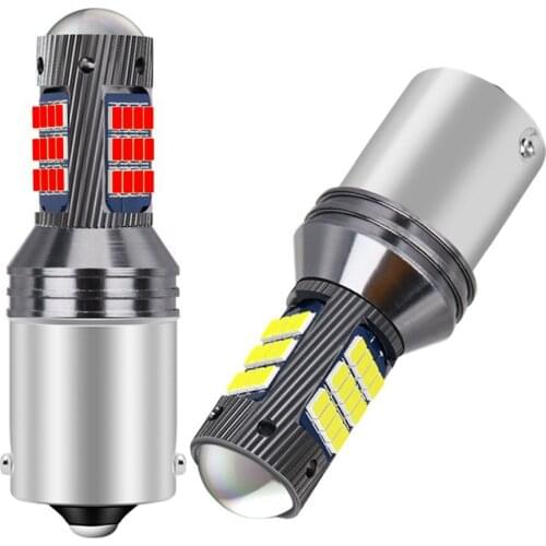 2pcs New 1156 BA15S 7506 P21W R10W Super Bright 2016 LED Car Tail Brake Bulb Turn Signals Auto Backup Reverse Lamps DRL Light