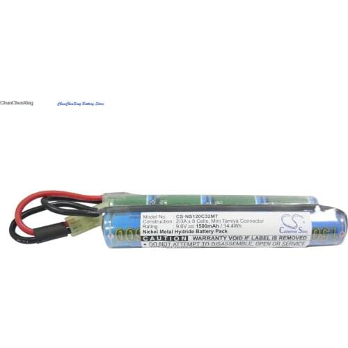 Cameron Sino 1500mAh Battery for Airsoft Guns AUGM, AUGRT, CAR15, FNP90, G36, G36C, G3A4, M4A1, M4A1-RIS, MC51, MP5A5, STEYR