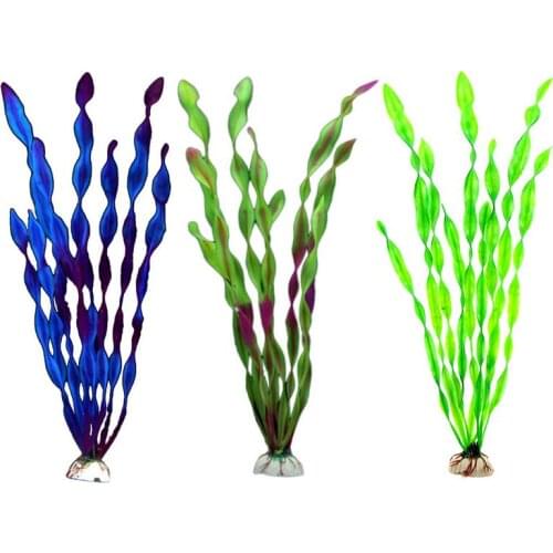 CA13 Fish Tank Aquarium Landscaping Fake Water Grass Simulation Aquatic Plants Fishbowl Fish Nesting Hiding Artificial Ornament