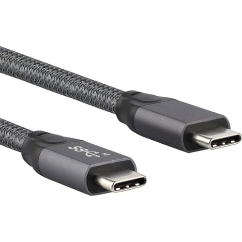 Chenyang USB-C USB 3.1 Type C Gen2 Male to Male Data Video 100W Cable with E-marker 10Gbps for Tablet & Phone & Laptop
