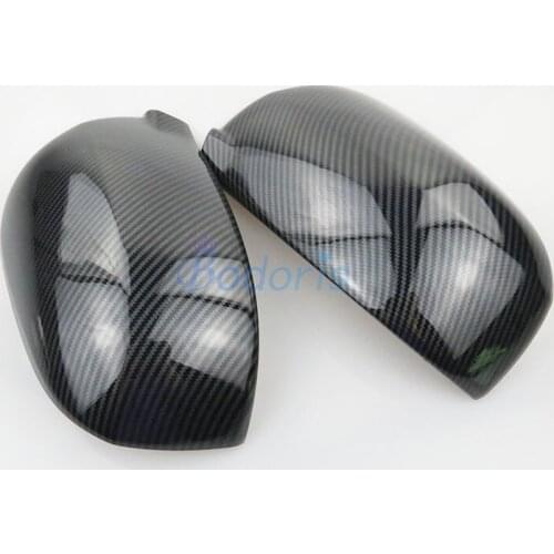 Carbon Fiber Color Mirror Cover Rear View Overlay Caps Shells Rearview panel For Mitsubishi Outlander 2013-2019 Auto Accessories